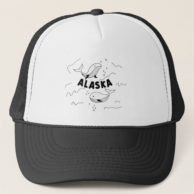 Alaska-Wale Truckerkappe (Vorderseite)