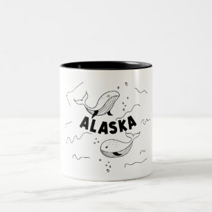Alaska-Wale Zweifarbige Tasse