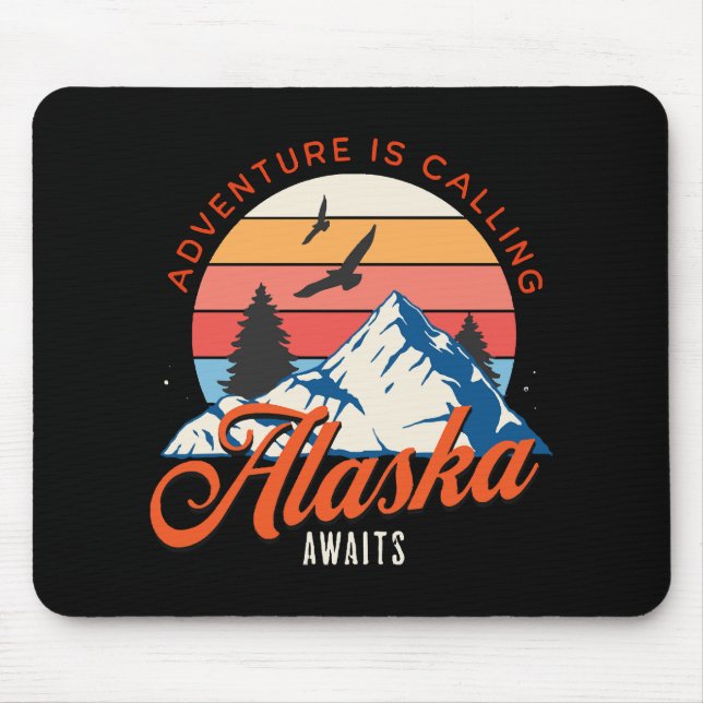 Alaska wartet! mousepad (Vorne)