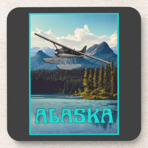 Alaska-Wasserflugzeug Getränkeuntersetzer