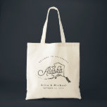 Alaska Wedding Welcome Tote Bag Tragetasche<br><div class="desc">Die Tasche Alaska ist ideal,  um die Gäste der Stadt zu Ihrer Hochzeit zu empfangen! Packen Sie es mit lokalen Goodies für ein extra lustiges Willkommenspaket.</div>