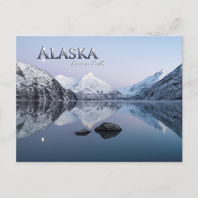 Alaska-Weltfrieden Postkarte (Vorderseite)