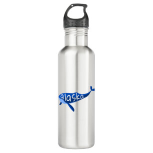 Alaska Whale Edelstahlflasche