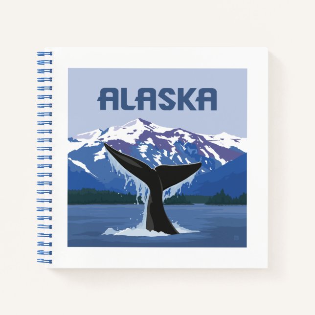 Alaska | Whale Tale Notizbuch (Vorderseite)