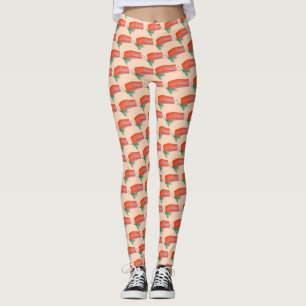ALASKA Wild Alaskan Lachs Fischfilet Meeresfrüchte Leggings