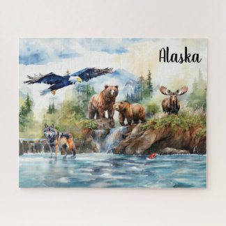 Alaska Wildlife Collage