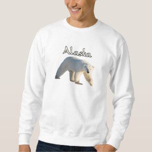 Alaska-Wildlife-Eisbär-Sweatshirt Sweatshirt