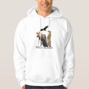 Alaska-Wildlife-Kapuzen-Sweatshirt Hoodie