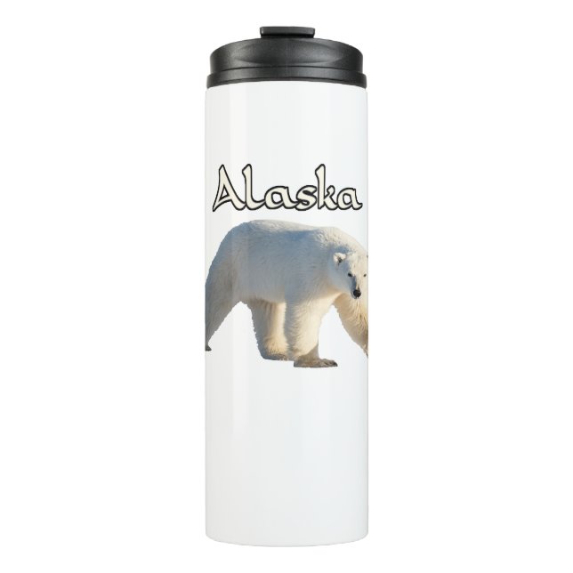 Alaska Wildlife Polar Thermol Tumbler Thermosbecher (Vorderseite)