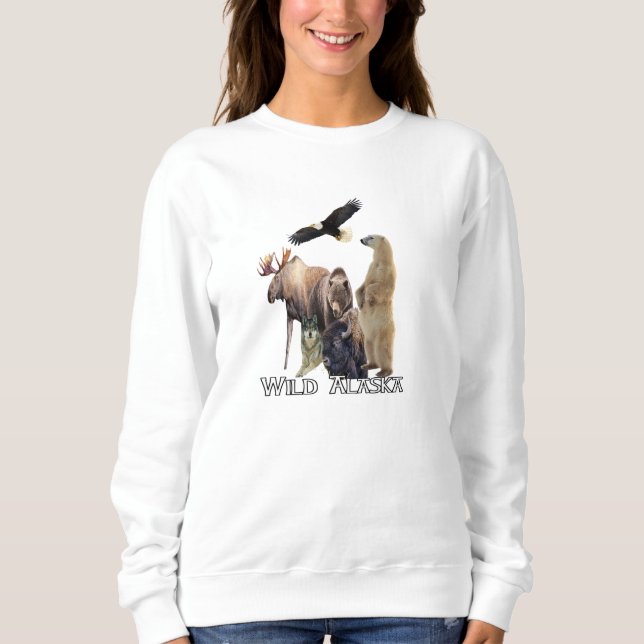 Alaska Wildlife Sweatshirt (Vorderseite)