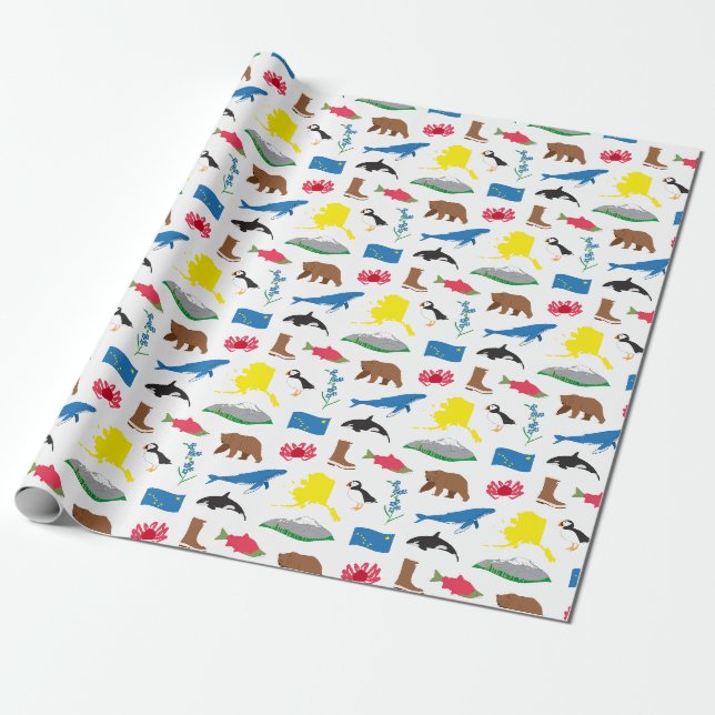 Alaska Wrapping Paper Geschenkpapier (Ungerollt)