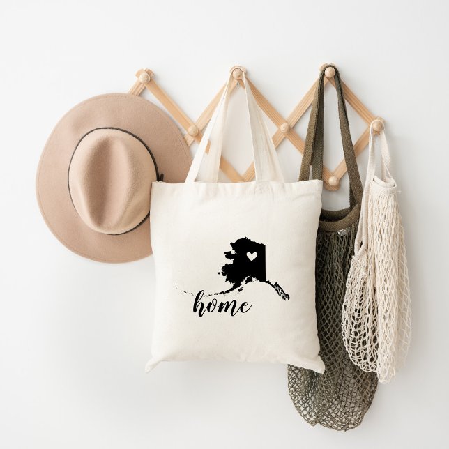 Alaska Zuhause Staat Tote Bag Tragetasche (Von Creator hochgeladen)
