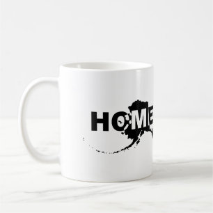 Alaska Zuhause weit weg vom Staat Lustiger Reisebe Kaffeetasse