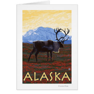 AlaskaCaribbean Vintage Travel Poster