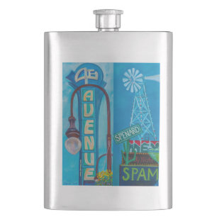 Alaskan 4. Ave. Spenard Flask Flachmann