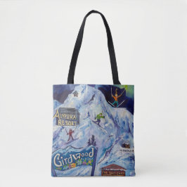 Alaskan Alyeska/Girdwood Leinwand Tasche