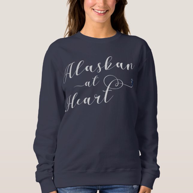 Alaskan au sweatshirt de coeur, Alaska (Devant)