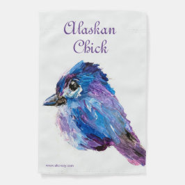 Alaskan Chick Garden Flag