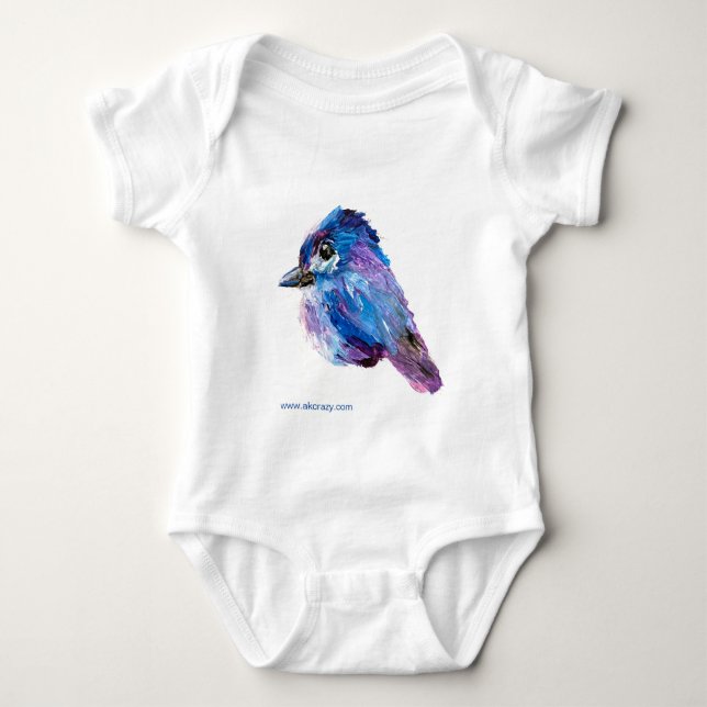 Alaskan Chick & Moosey One-piece Baby Strampler (Vorderseite)