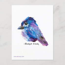 Alaskan Chick Postcard Postkarte