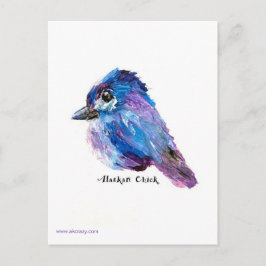 Alaskan Chick Postcard Postkarte