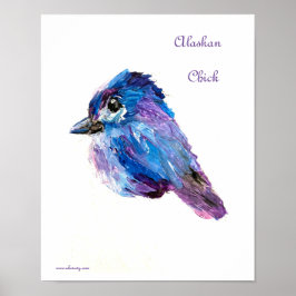Alaskan Chick Poster auf Value matt