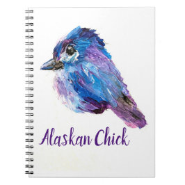 Alaskan Chick Spiral Notebook Notizblock