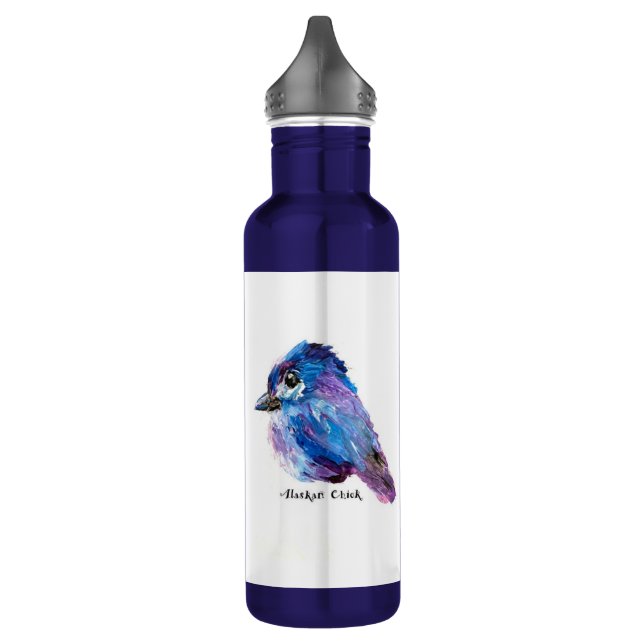 Alaskan Chick Stainless Steel 24oz Wasserflasche Edelstahlflasche (Links)
