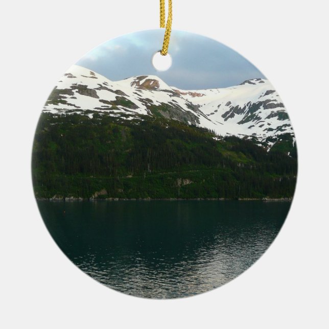 Alaskan Coast in Dusk Keramikornament (Vorne)