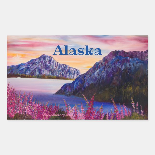 Alaskan Cotton Candy _ALASKA Aufkleber (Vorderseite)