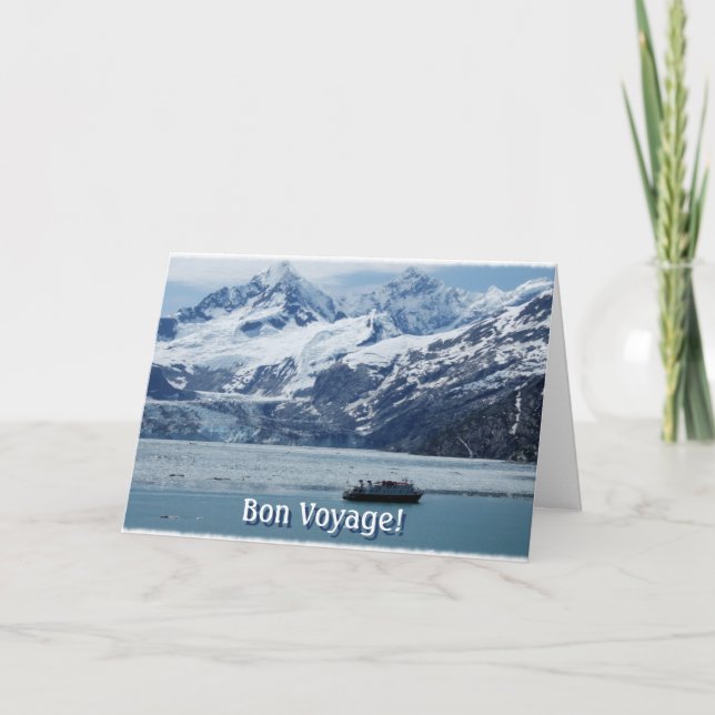 Alaskan Cruise Bon Voyage Grußkarte Karte (Vorderseite)