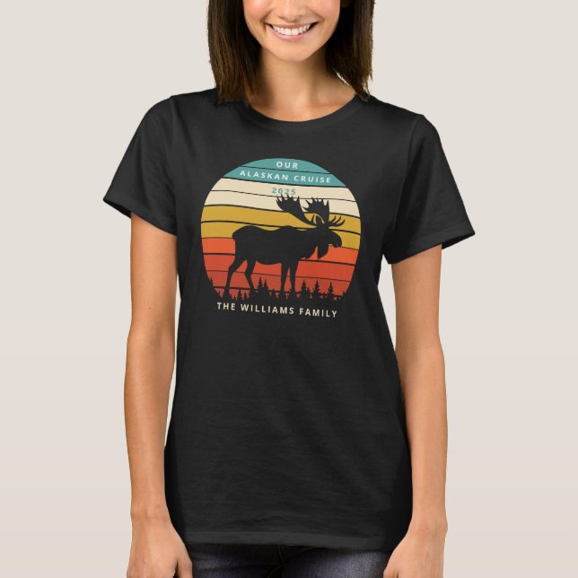 Alaskan Cruise Ship Embarking Custom T - Shirt (Vorderseite)