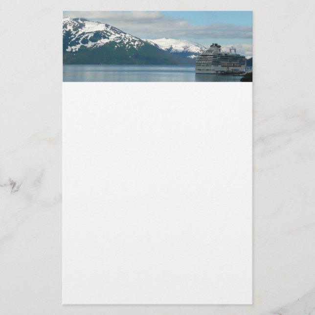 Alaskan Cruise Vacation Travel Fotografie Briefpapier (Vorderseite)