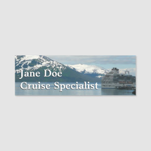Alaskan Cruise Vacation Travel Fotografie Namensschild