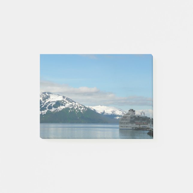 Alaskan Cruise Vacation Travel Fotografie Post-it Klebezettel (Vorderseite)
