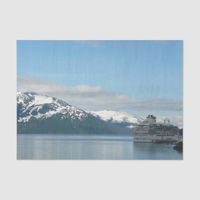 Alaskan Cruise Vacation Travel Fotografie Seidenpapier (Vorderseite)