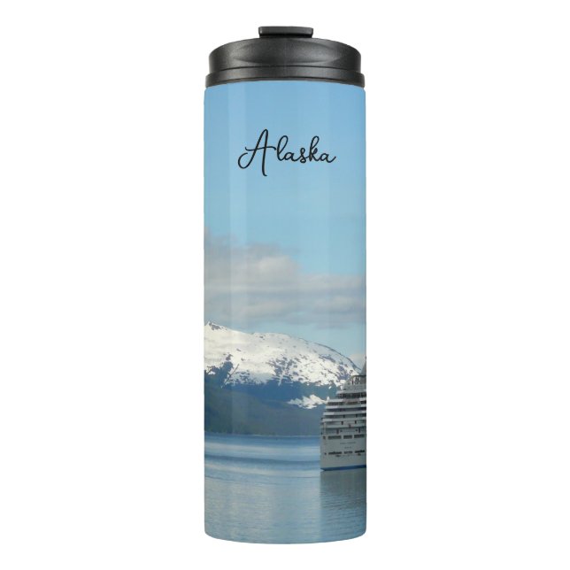 Alaskan Cruise Vacation Travel Fotografie Thermosbecher (Vorderseite)