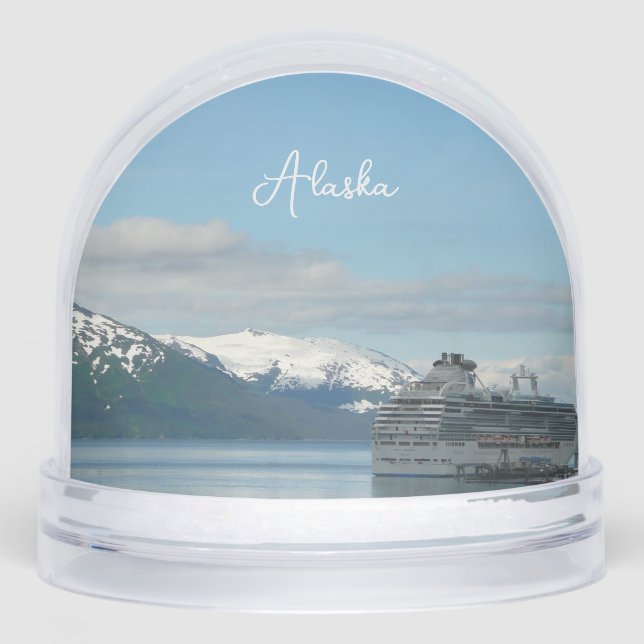 Alaskan Cruise Vacation Travel Photography Schneekugeln (Vorderseite)