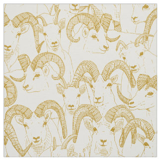 Alaskan Dall-Schaf-Goldperle Stoff
