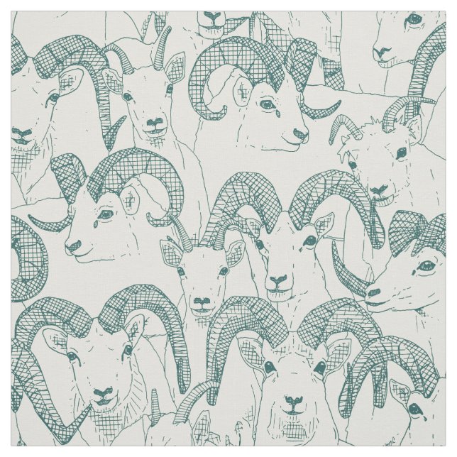 Alaskan Dall Schafjade Perle Stoff (Muster)