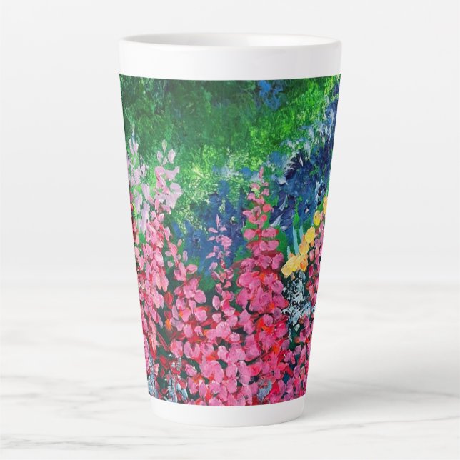 Alaskan Fireweed 17oz Latte Tasse (Vorderseite)