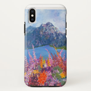 Alaskan Fireweed Mountain iphone X coque dur