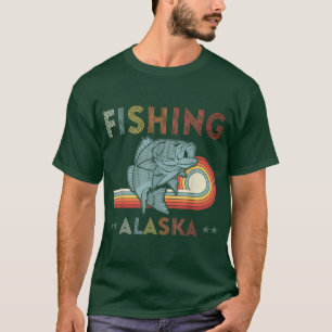 Alaskan Fish Alaska's Wilder Lachs Souvenir Fische T-Shirt