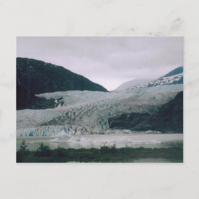 Alaskan Glacier Postkarte (Vorderseite)