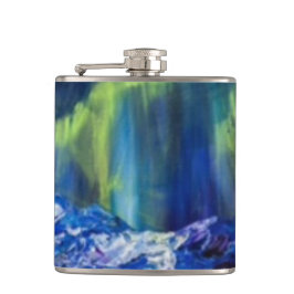Alaskan Glacier Reflections Flask Flachmann