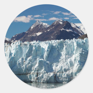 Alaskan-Gletscher Runder Aufkleber
