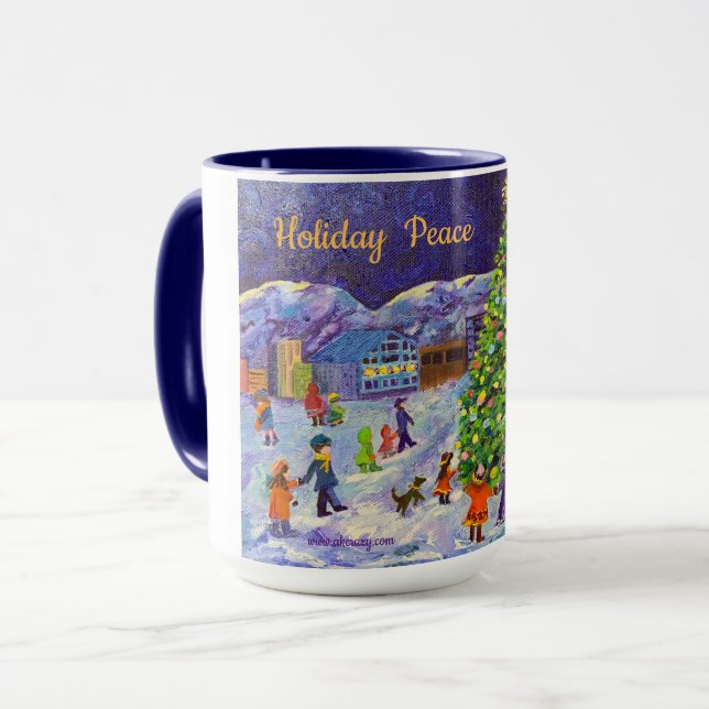 Alaskan Holiday Peace Mug (Devant gauche)