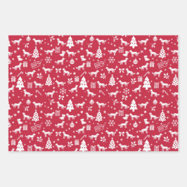 Alaskan Husky Christmas Geschenkpapier Set