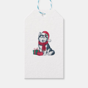 Alaskan Husky Dog Weihnachtsgebäck Party Weihnacht Geschenkanhänger