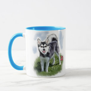 Alaskan Klee Kai Art Tasse